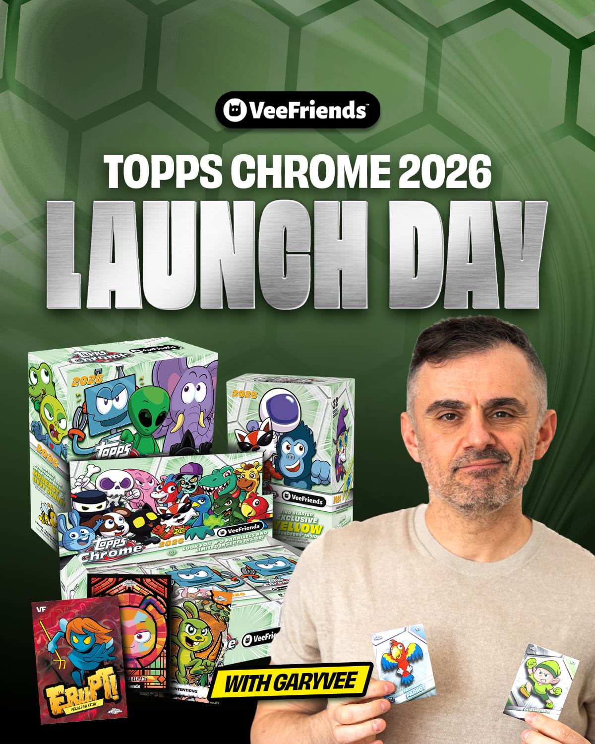 🌟 TOPPS CHROME 2026 LAUNCH DAY WITH GARYVEE 🌟