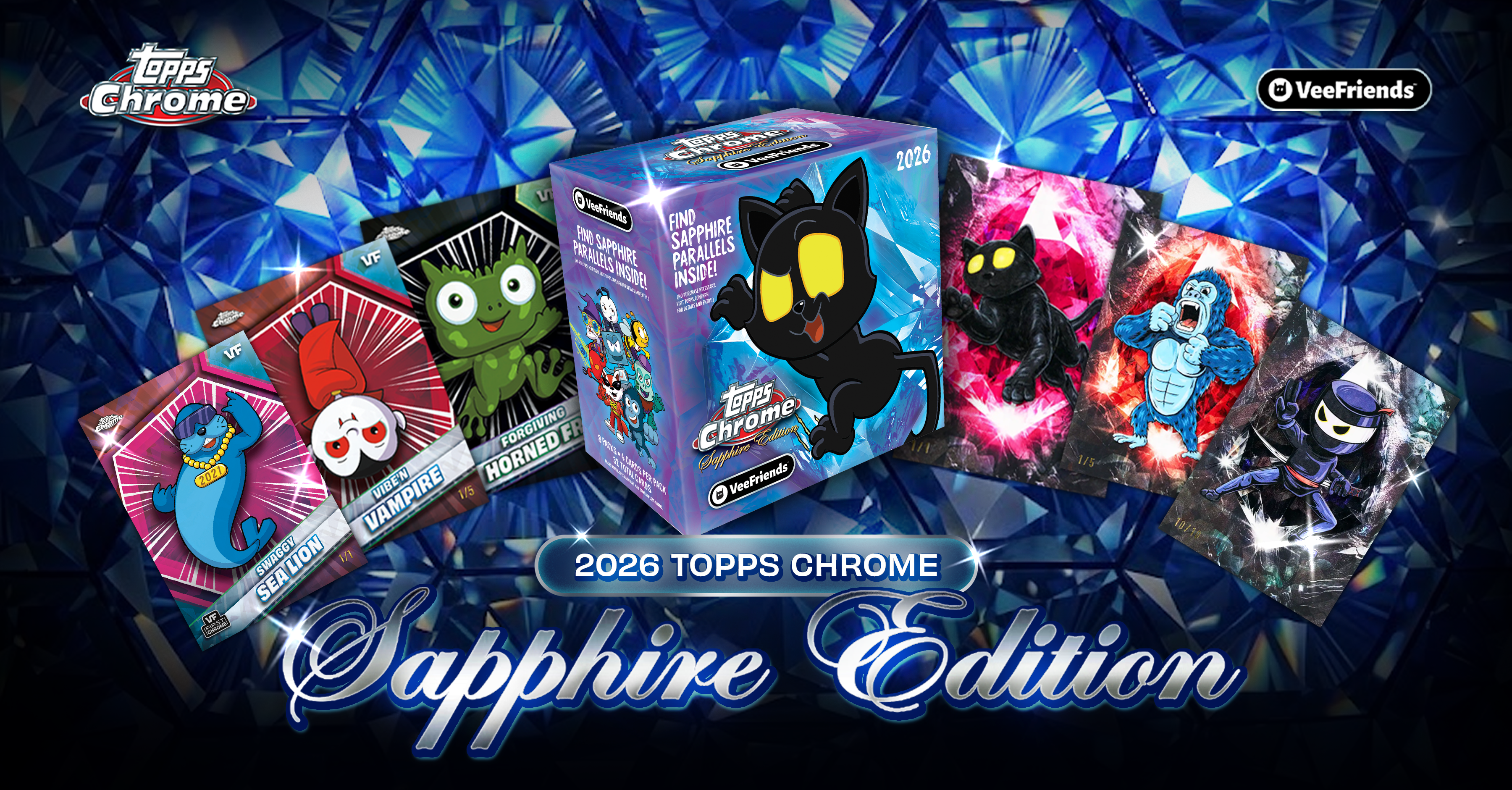 2026 Topps Chrome VeeFriends Sapphire Edition Drops On July 8th | Presale Details & How to Buy