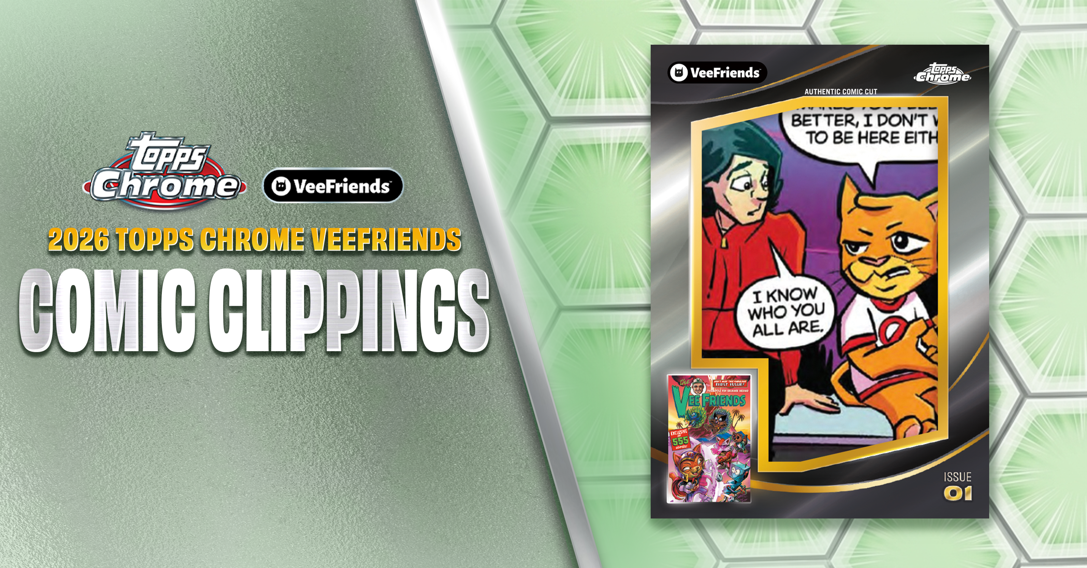 Comic Clippings Are Rare, Unique, 1-of-1 Chases In 2026 Topps Chrome VeeFriends