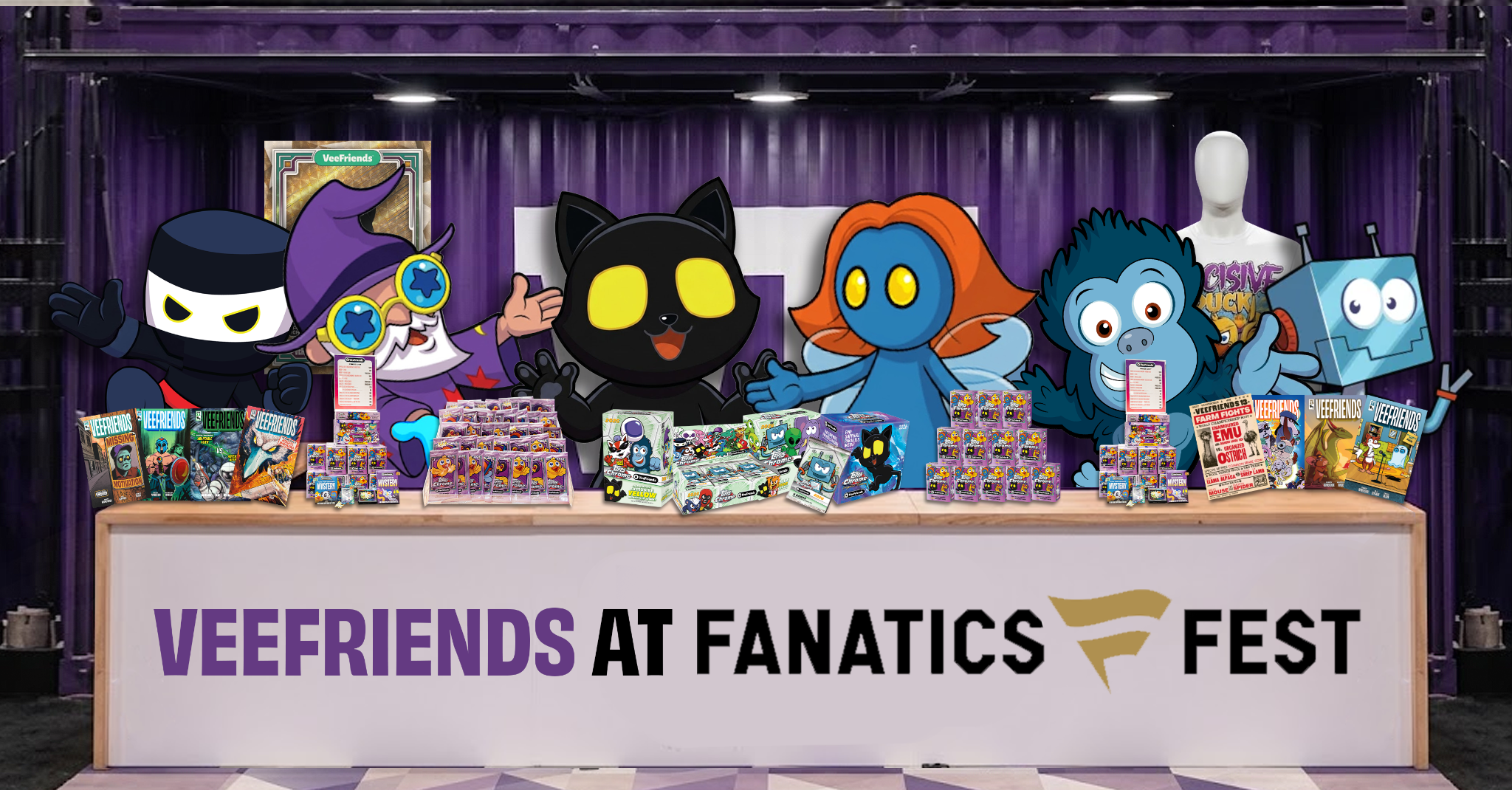 Everything You Need To Know About VeeFriends At Fanatics Fest | Products, Activations, Livestreams