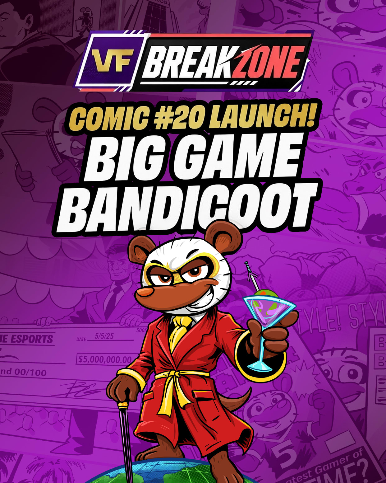 🚨 COMIC #20 BIG GAME BANDICOOT ~ BREAKZONE 🚨
