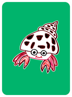 Happy Hermit Crab
