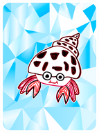 Happy Hermit Crab