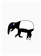 Tasteful Malayan Tapir