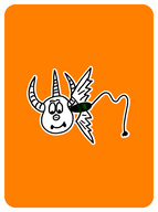 Thoughtful Three Horned Harpik