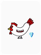 "Diamond Hands" Hen