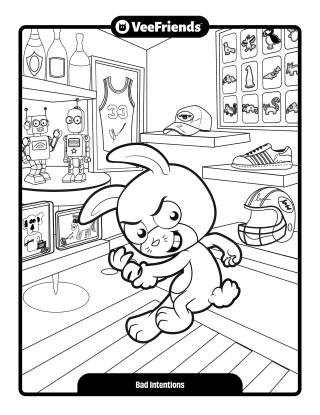 Bad Intentions Coloring Page