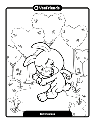 Bad Intentions Coloring Page