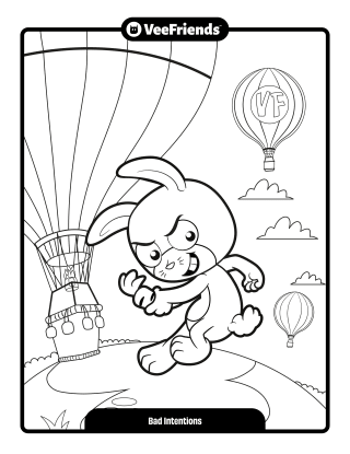 Bad Intentions Coloring Page