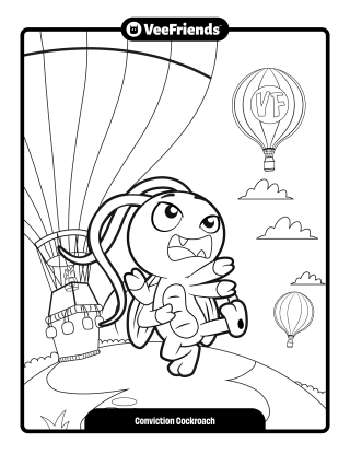 Conviction Cockroach Coloring Page