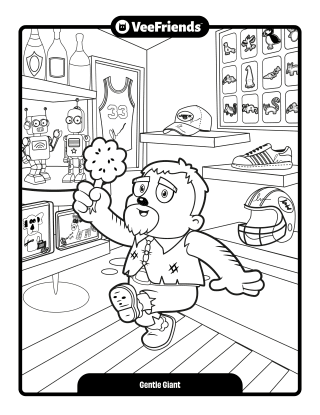 Gentle Giant Coloring Page