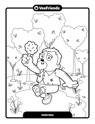 Gentle Giant Coloring Page
