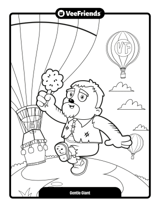 Gentle Giant Coloring Page