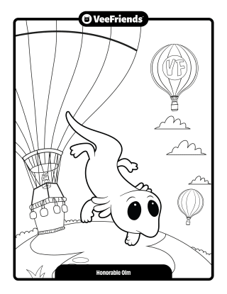 Honorable Olm Coloring Page