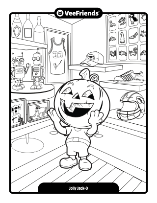 Jolly Jack-O Coloring Page