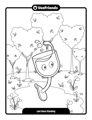Last Glass Standing Coloring Page