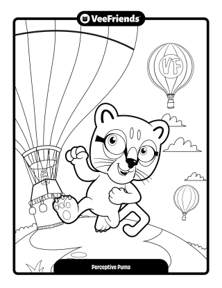 Perceptive Puma Coloring Page
