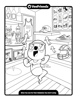 When You Live For Their Validation You Aren't Living Coloring Page