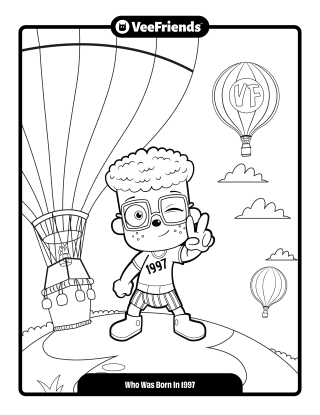 Who Was Born In 1997 Coloring Page