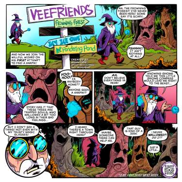 Willful Wizard Wanders Through Frowning Forest