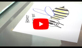 Honest Honey Bee original drawing