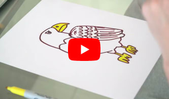 Eager Eagle original drawing